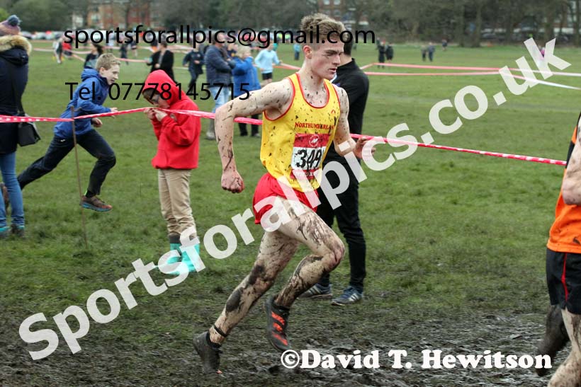 Senior boys, 2020 New Balance English Schools Champs., Sefton Park, Liverpool. Photo: David T. Hewitson/Sports for All Pics